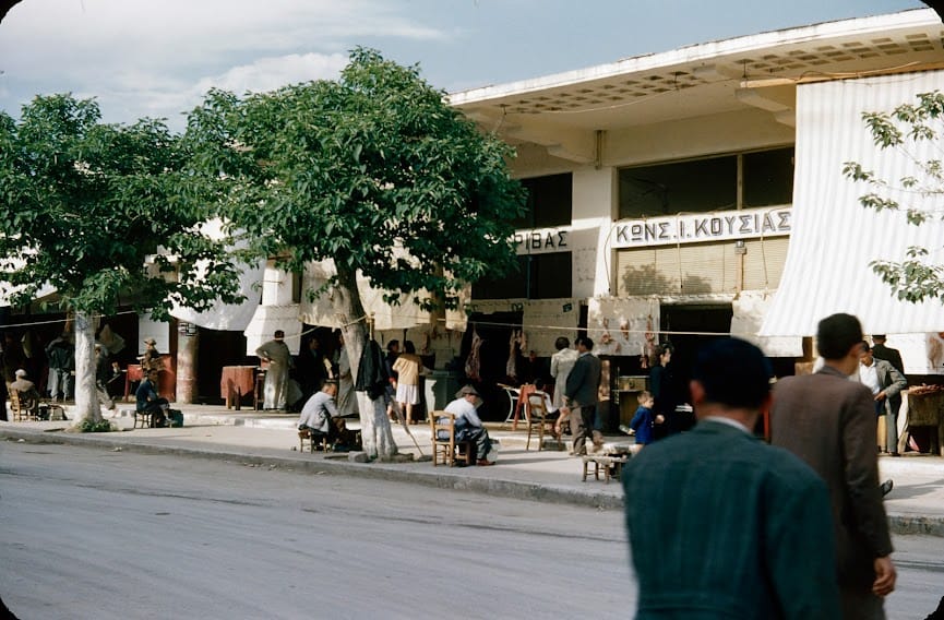 Αποψη της παλιάς δημοτικής αγοράς Λάρισας